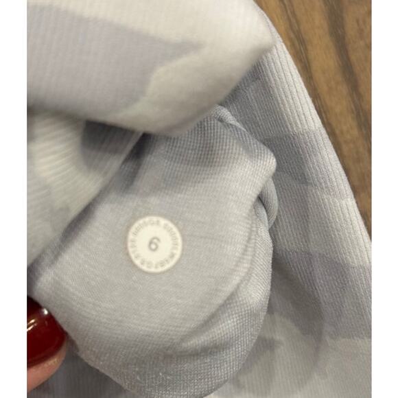 Lululemon Wunder Under High-Rise Crop 23" Leggings in Gray Camo Jacquard size 6 - Picture 8 of 9